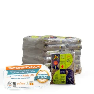 Pellets Asturias | Pellet Certificado ENplus A1 y DINplus | Palet 20 Sacos