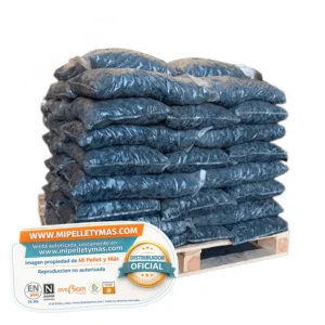 Carbón Mineral de Antracita | Palet de 60 sacos (15Kg saco)
