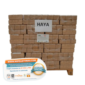 Ruf Haya | Briqueta de Madera | 90 paquetes x 6 uds