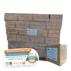 Ruf Pino | Briqueta de Madera | 90 paquetes x 6 uds
