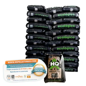 HQ Pellet | Pellet Certificado ENplus A1 | Palet 65 Sacos
